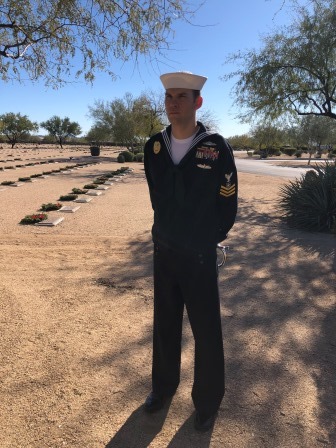 Kenneth Meeks interment at National Cemetery of AZ