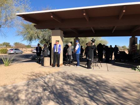 Kenneth Meeks interment at National Cemetery of AZ