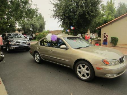 August 2020 Ray Marshall 100th Birthday Drive-By