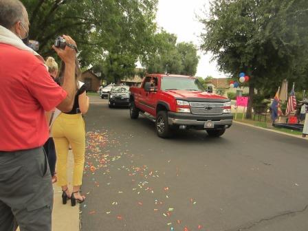 August 2020 Ray Marshall 100th Birthday Drive-By