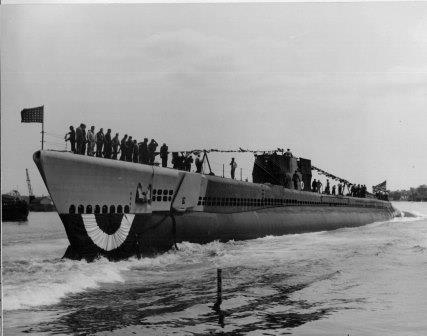 Angus McPherson's qual boat USS Pomodon (SS‑486)