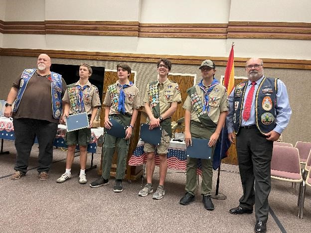 July 2024 Eagle Scout Court of Honor Photos